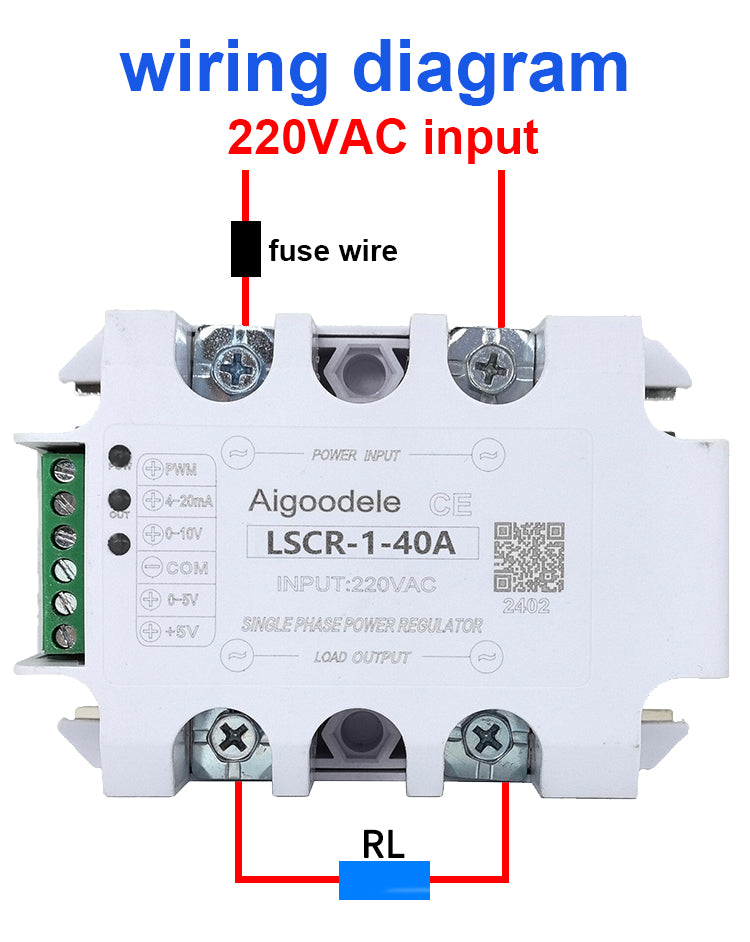 25A Single Phase SCR AC Power Control | For Heaters & Industrial Use