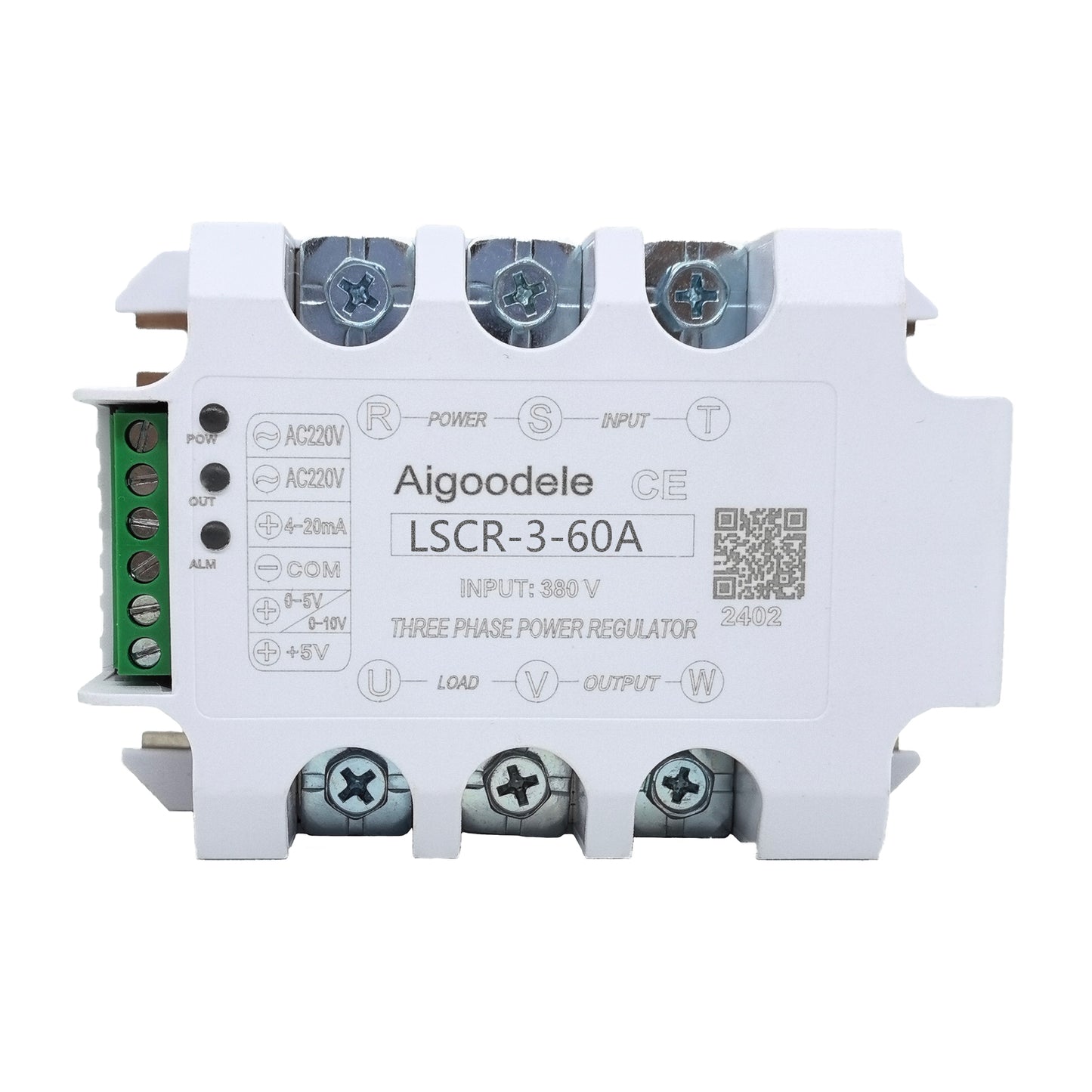 60A SCR AC Power Control | Compact 3-Phase Module