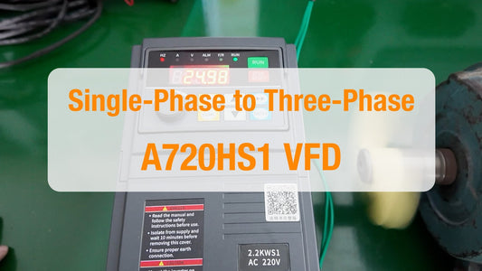 Single-Phase to Three-Phase A720HS1 Variable Frequency Drive (VFD)