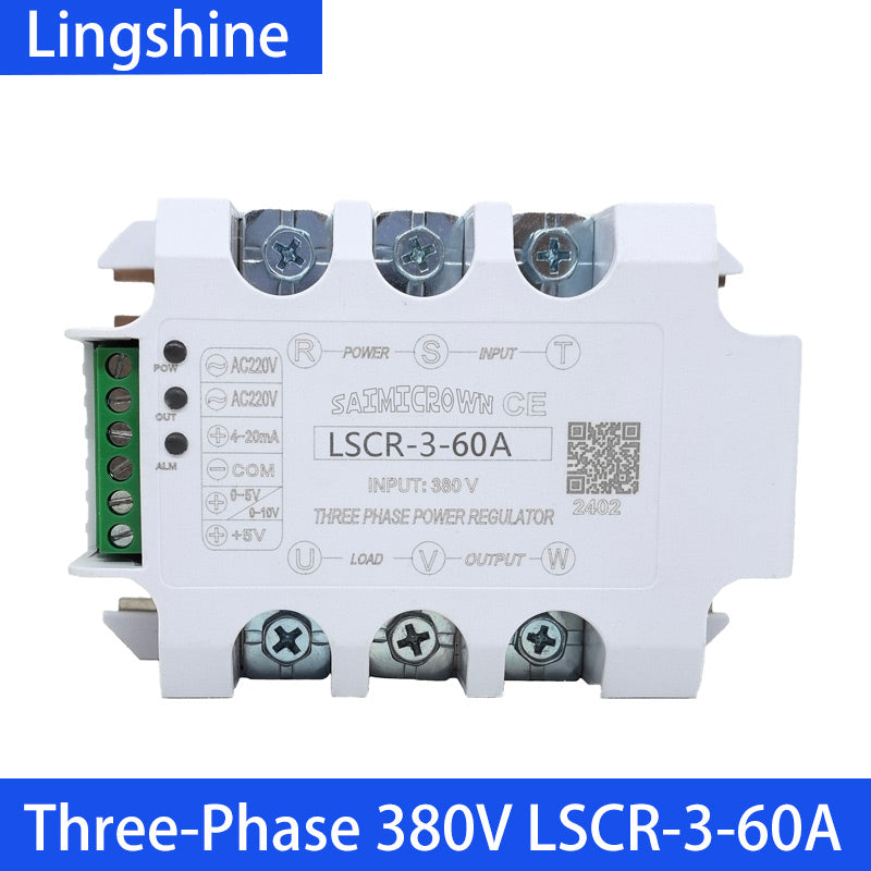 60A SCR AC Power Control | Compact 3-Phase Module