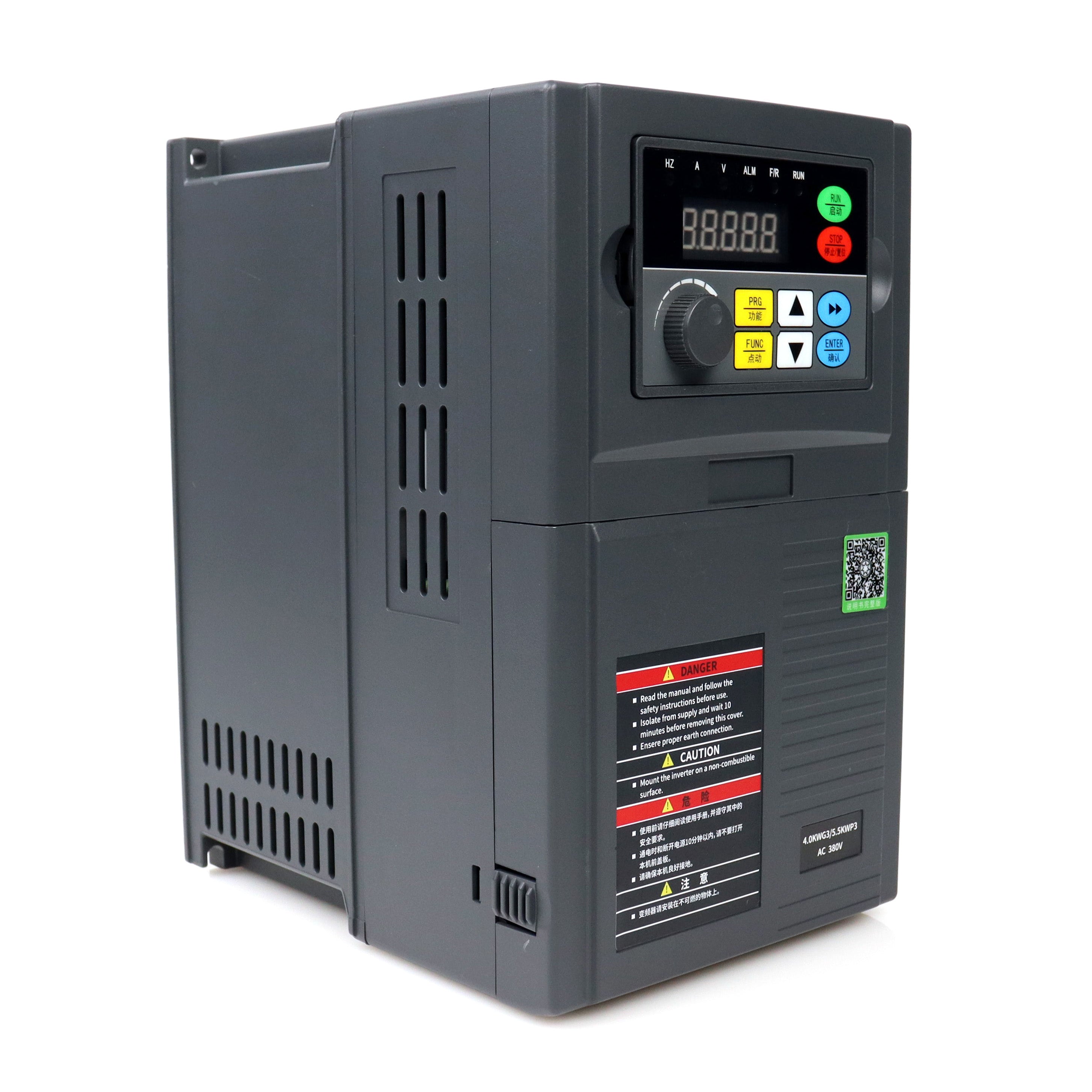 5HP Variable Speed Drive Three Phase 380V Reliable Operation 4kW