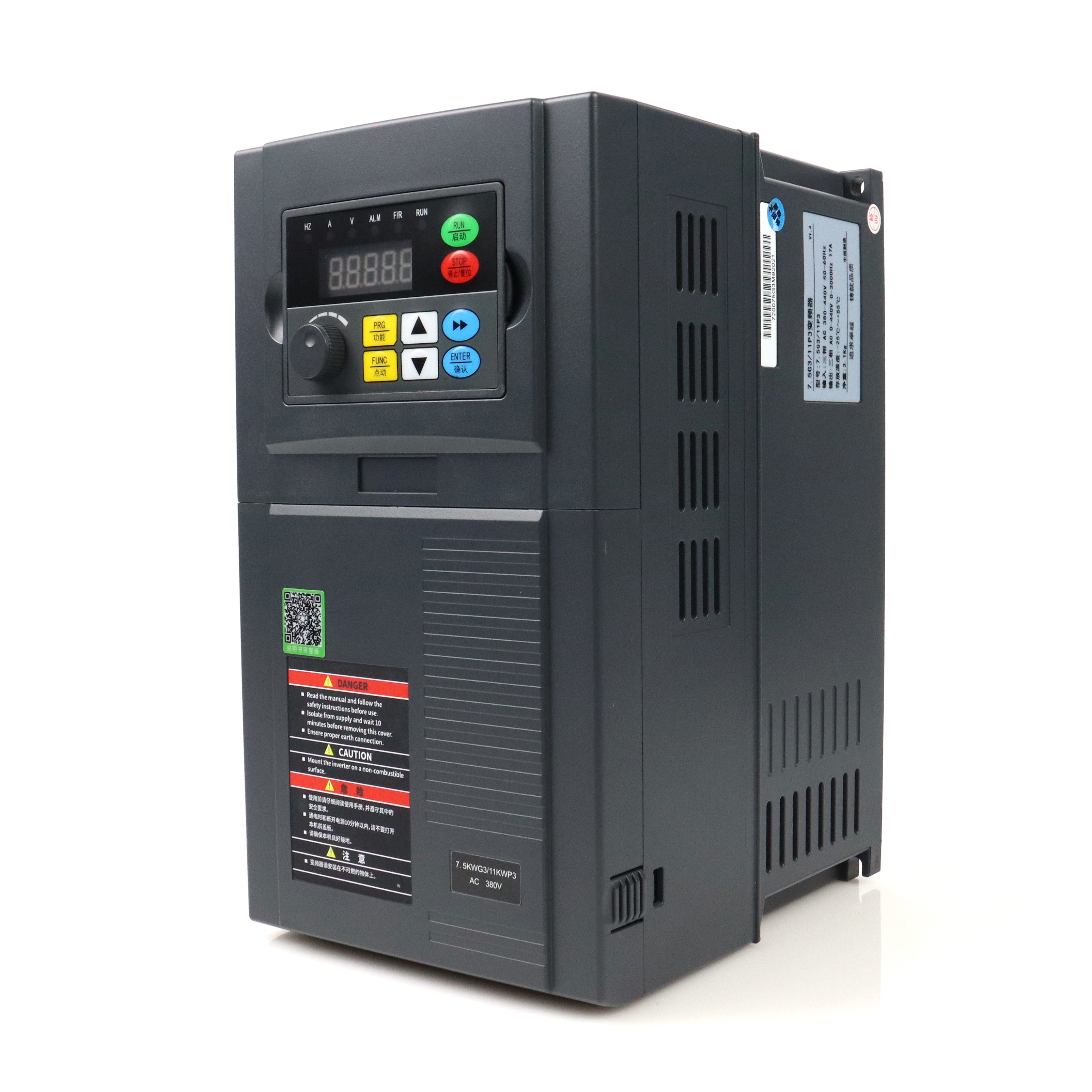 5HP Variable Speed Drive Phase Converter 1-Phase to 3-Phase 220V 4kW