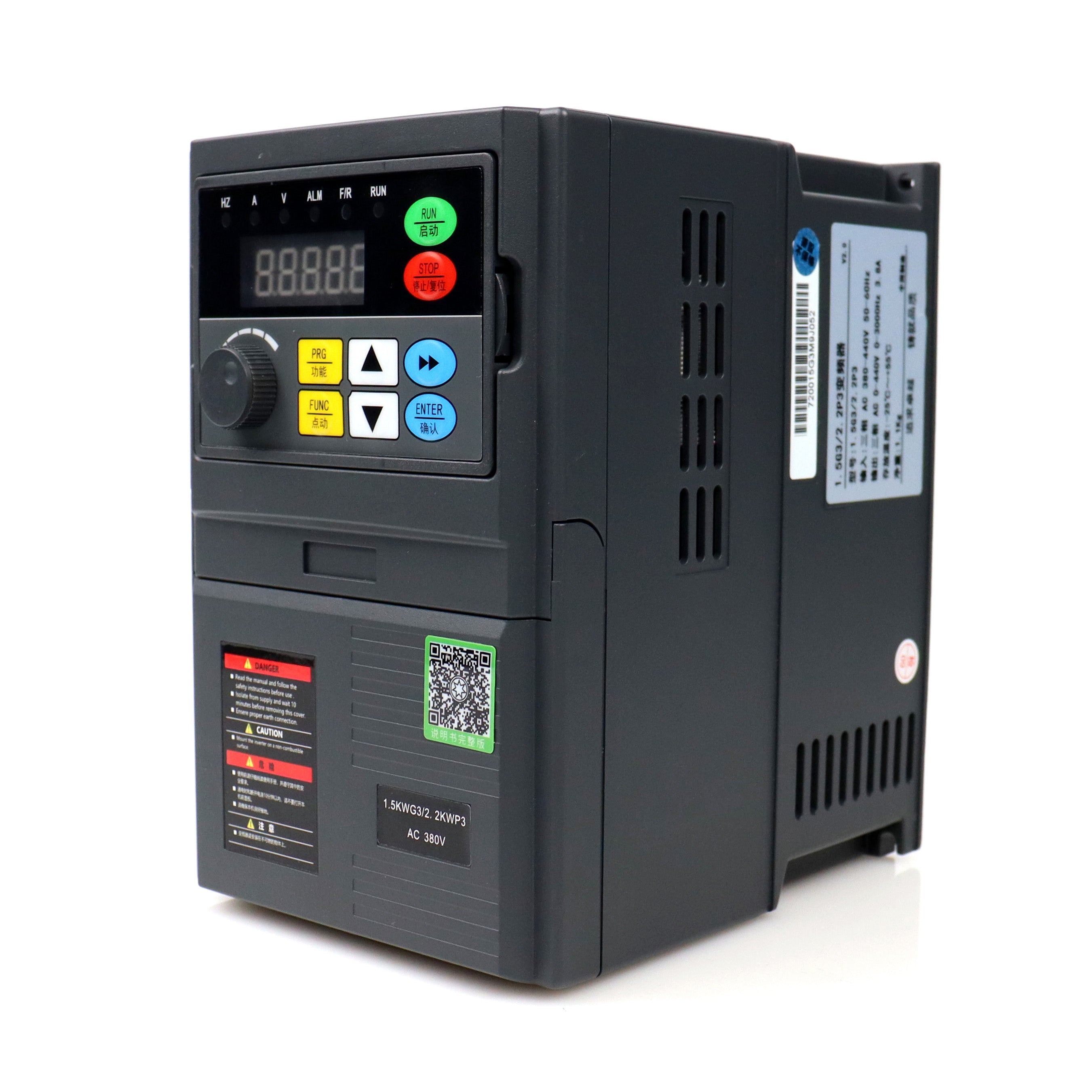 2HP Variable Speed Drive Three Phase 220V High Performance 1.5kW