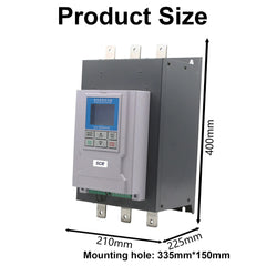 160kW SCR Power Regulator Panel 3-Phase 380V, Power Adjustable 0 To Max, Control Signal 0-5V 0-10V 4-20mA Potentiometer