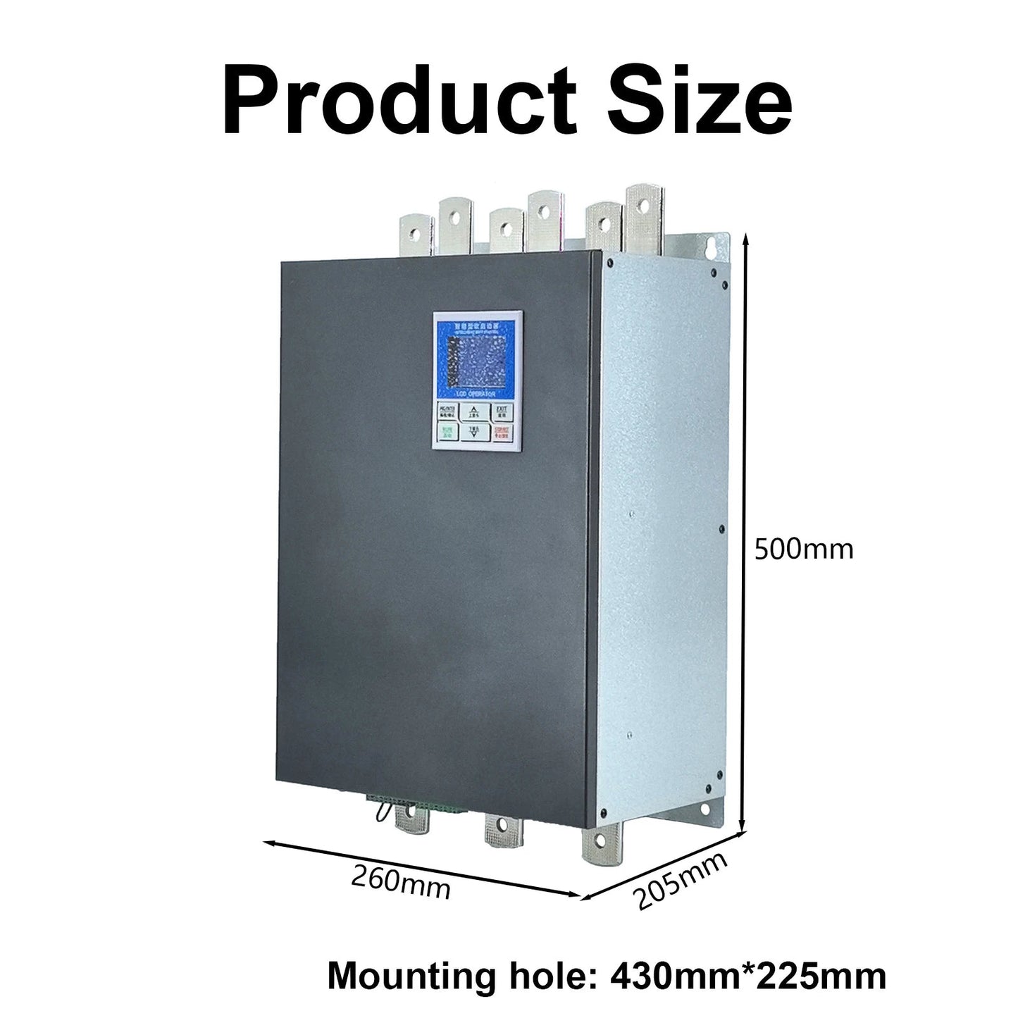 220kW Motor Slow Bypass Start 380V 3-Phase Shock Resistance