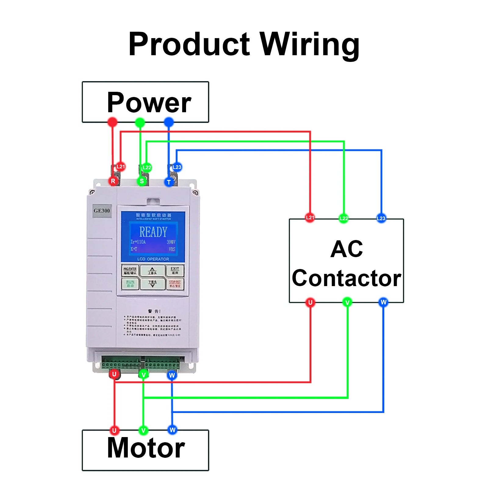 30kW HVAC Bypass Soft Start 220V 3-Phase – Reduce Mechanical Stress
