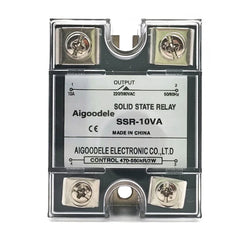 SSVR 10A 1-Phase Solid State Voltage Regulator, Input Potentiometer, Output AC 0 To 220V