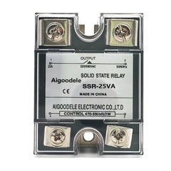 SSVR 25A 1-Phase Solid State Voltage Regulator, Input Potentiometer, Output AC 0 To 220V