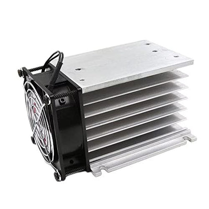 H110 heatsink and 220V cooling fan included with LSCR-1-10A-KIT; SCR module supplied in the kit
