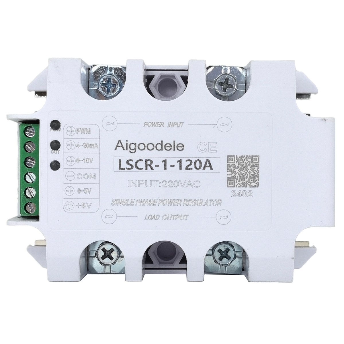 120A 1 Phase SCR AC Power Control | Heavy Duty Heater Regulation