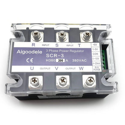 200A Miniaturized 3 Phase Thyristor Power Controller | SCR Module for Industrial Heating
