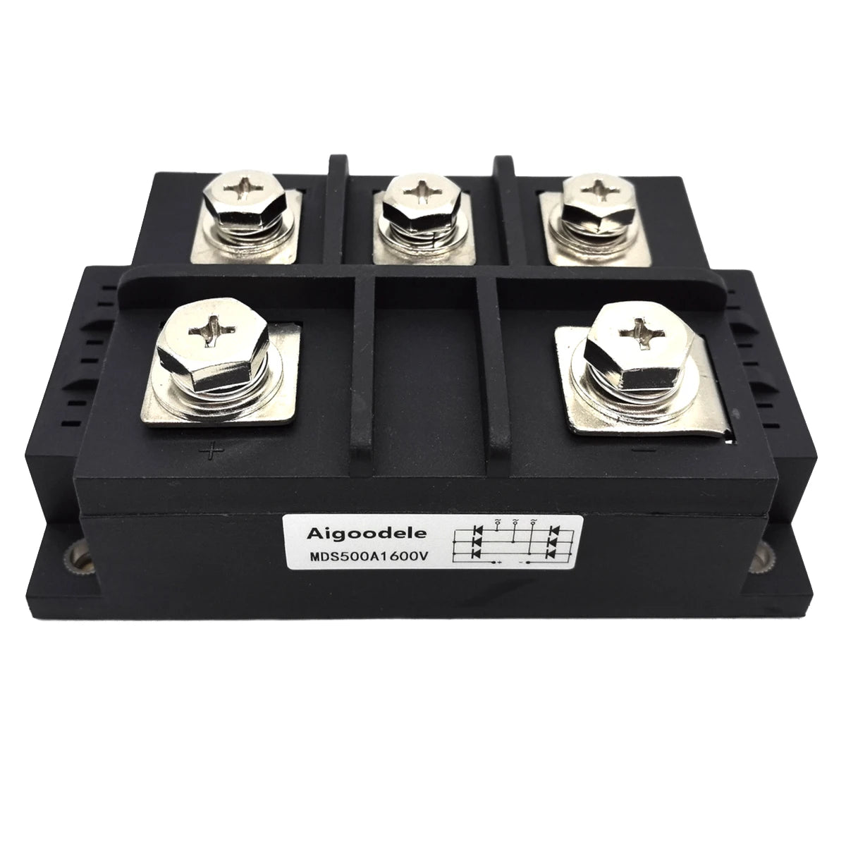 Bridge Rectifier Module Rectangular 500A Bridge Rectifier Module 3-Phase 1600V Diode Metal Case