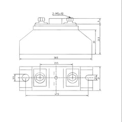 90A Diode Module Anti-Reverse Current Photovoltaic DC Solar Anti-Back Flow