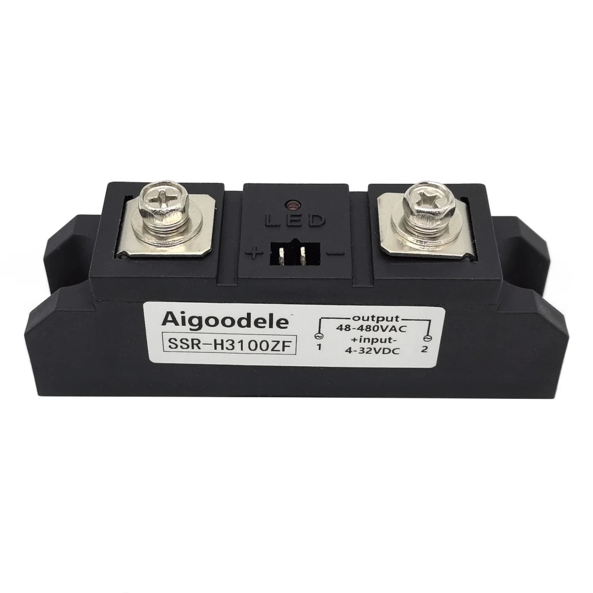 100A Industrial SSR High Power Solid State Relay DC/AC Heavy Duty Cont