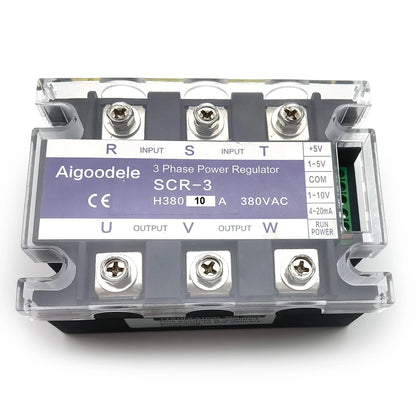 10A Low-Profile 3 Phase Thyristor Controller Module | SCR Phase Angle Power Regulator
