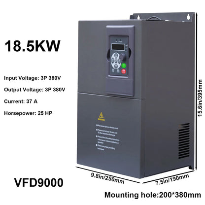 25HP Variable Frequency Drive 3 Phase Inverter 18.5kW 380V Heavy Duty