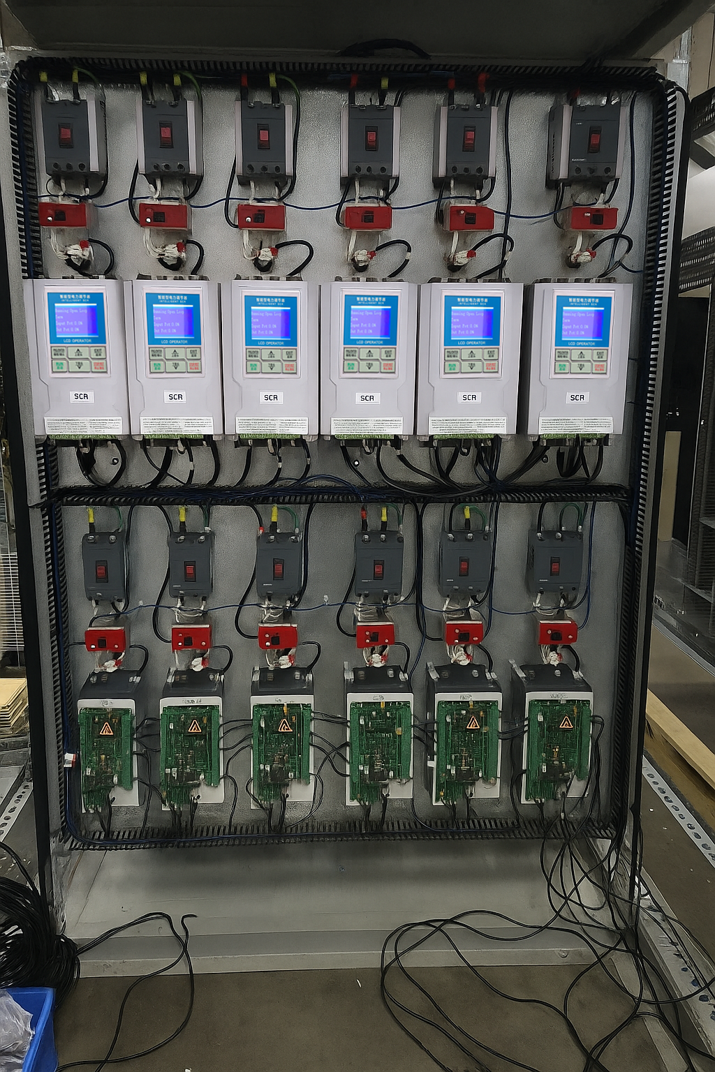 SCR panel for heaters