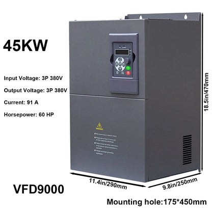60HP VFD for Three Phase Motor Competitive Price 45kW 380V Mega Drive