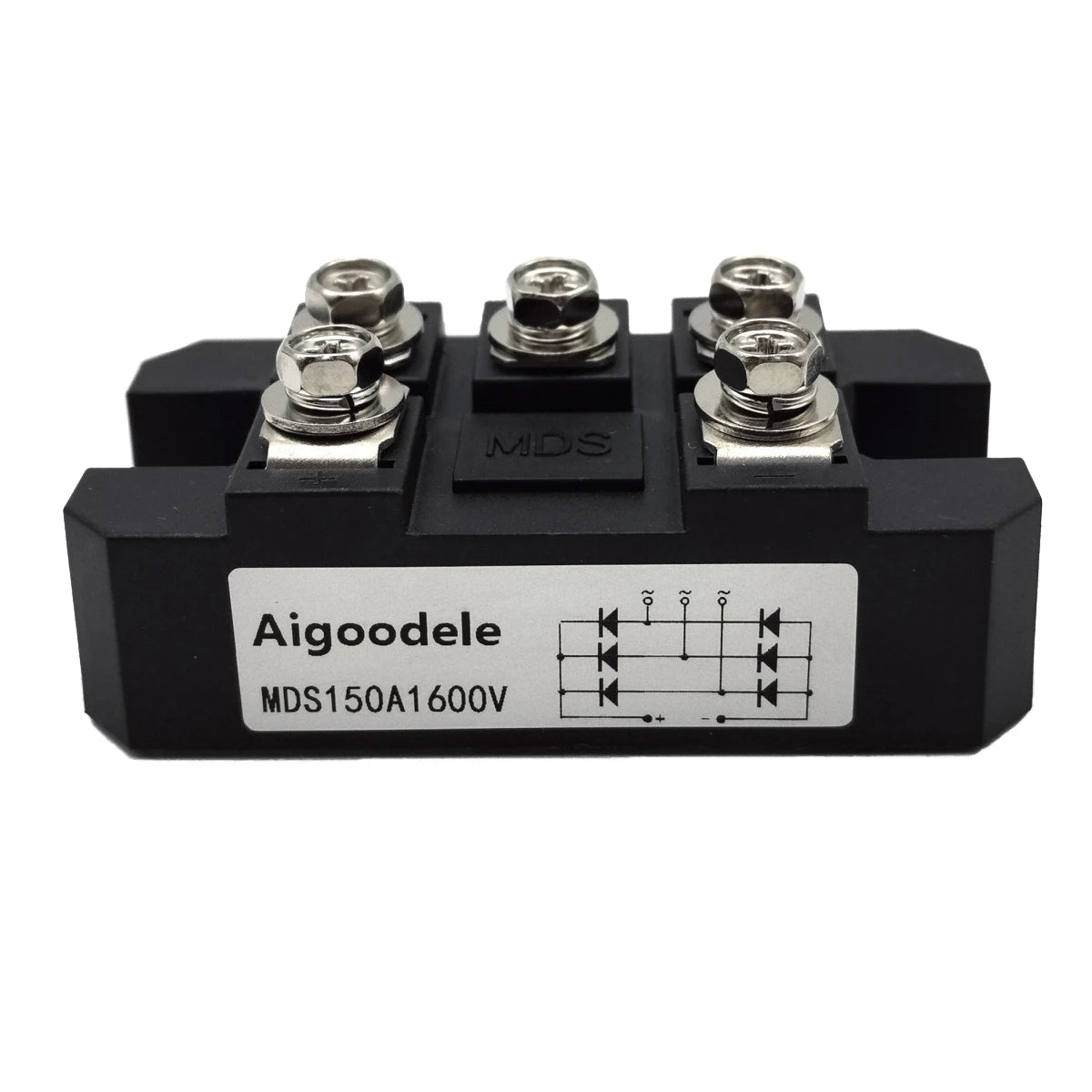 150A Bridge Rectifier Module Three-Phase 1600V Diode Durable Metal Cas